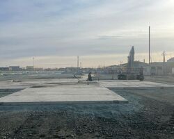 г. Курган, ул. Омская 179б. Дорожная плита