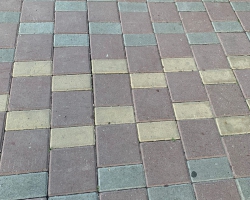 Тротуарные плиты, Вибропресс 1К.5 200х200х50